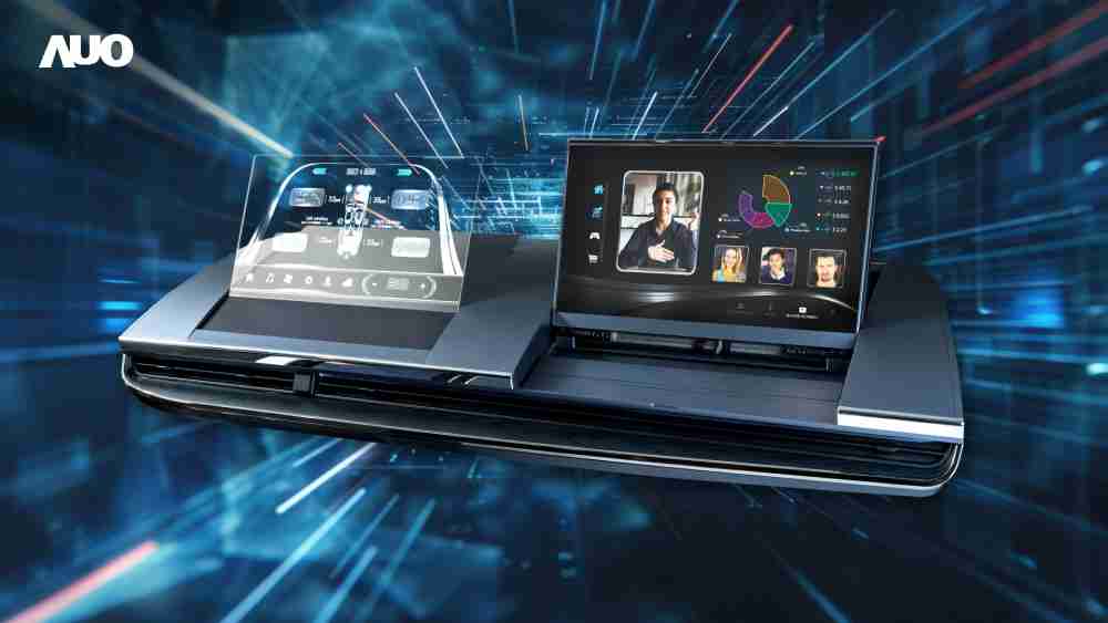 红龙扑克Micro LED Display HMI解决方案打造透明Micro LED前座仪表，，，呈现信息并保留驾驶视野开阔；亦为副驾驶座乘客打造收放自如的Micro LED屏幕，，在不影响显示质量的前提于显示区内建镜头，，，让用户能与视讯对象直接眼神接触，，，提供绝佳的双向沟通体验