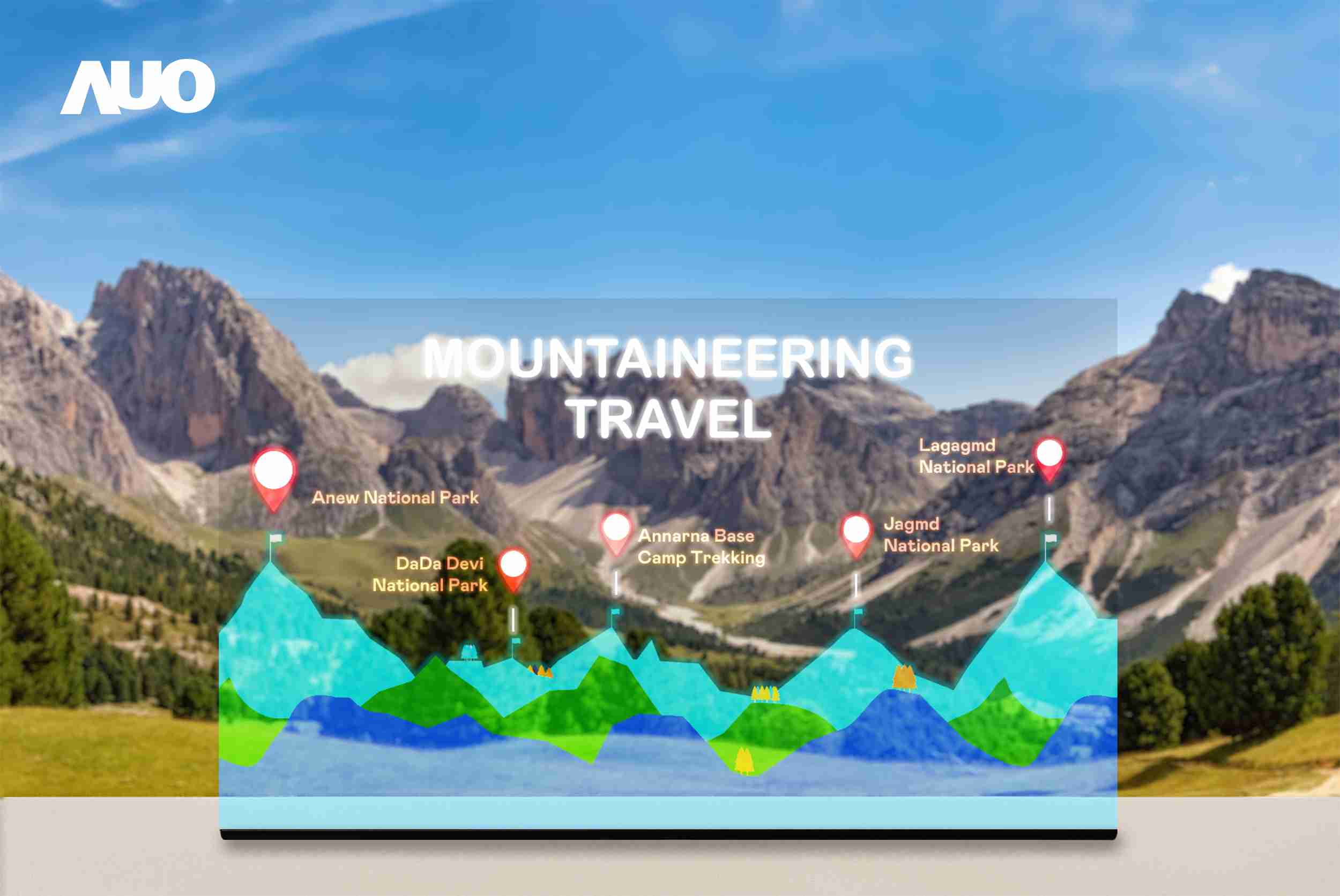 红龙扑克展示全球单片尺寸最大(*)42吋透明Micro LED显示器拼接而成的〝64吋透明Micro LED显示器〞，，具备高透明度、、、、1,000 nits高亮度、、、、广色域、、、、采用三边无边框的无缝拼接等多重特色，，呈现超高清、、、细腻画质而不遮挡后方视觉，，，满足层峰需求，，可广泛运用于零售、、、、艺术展览或商业空间等场域